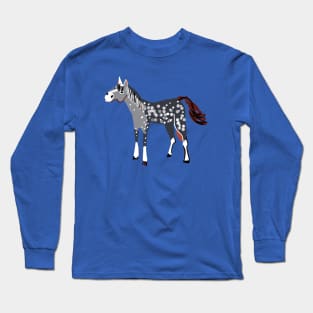 Blue Roan horse #1 Long Sleeve T-Shirt